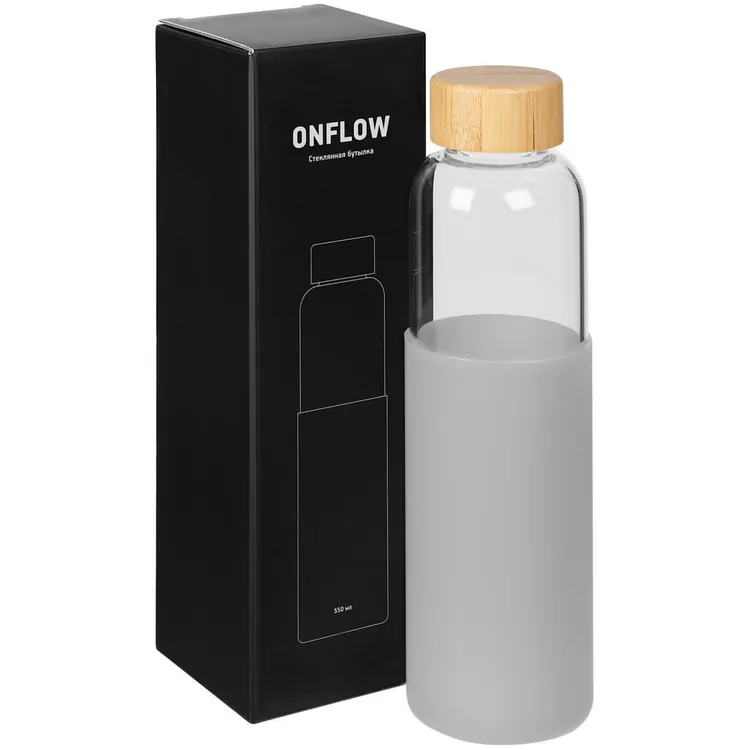 Бутылка для воды Onflow, серая арт.15399.60