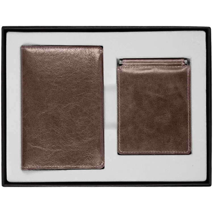 Набор Apache Billfold, темно-коричневый арт.18039.51
