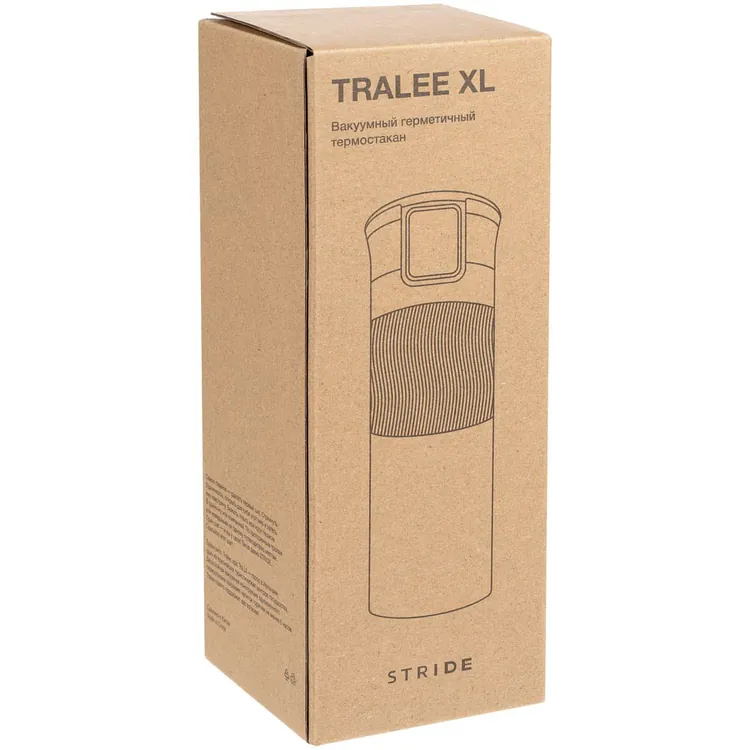 Термостакан Tralee XL, серый арт.15425.11