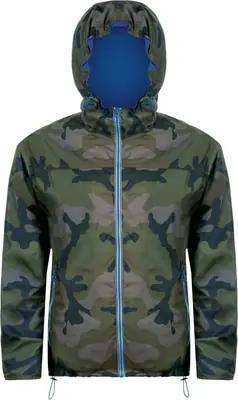 Ветровка Skate, камуфляж с синим арт.01171894
