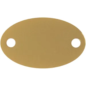Шильдик металлический Alfa Oval, золотистый арт.13843.00