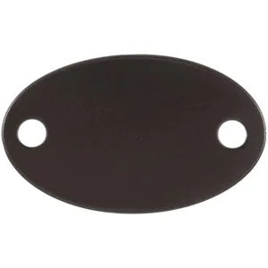 Шильдик металлический Alfa Oval, серый металлик арт.13843.13