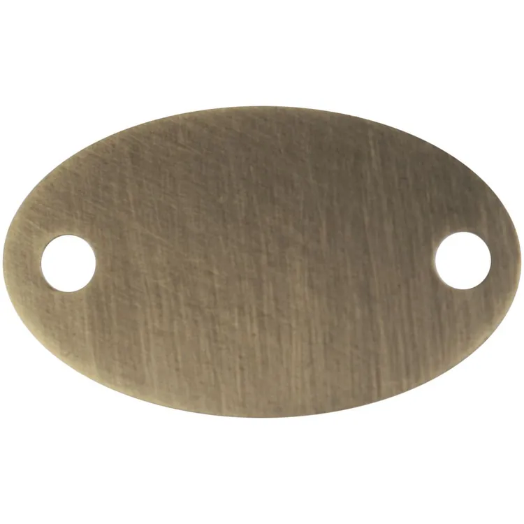 Шильдик металлический Alfa Oval, бронзовый арт.13843.25
