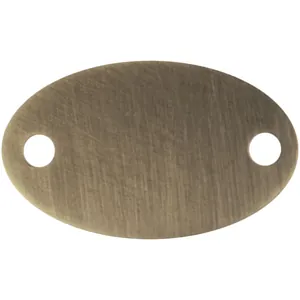 Шильдик металлический Alfa Oval, бронзовый арт.13843.25