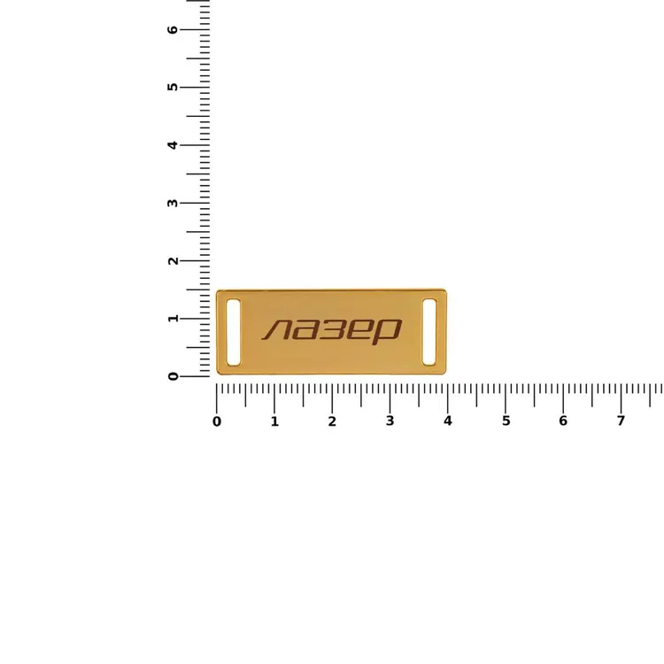 Шильдик металлический Kova, золотистый арт.16509.00