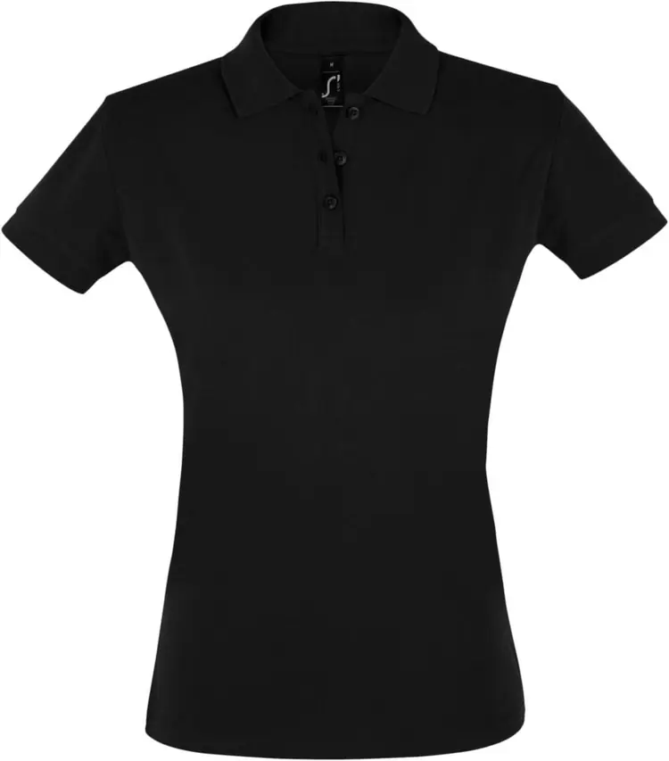 Рубашка поло женская Perfect Women 180 черная арт.11347312