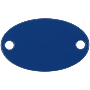 Шильдик металлический Alfa Oval, синий арт.13843.44