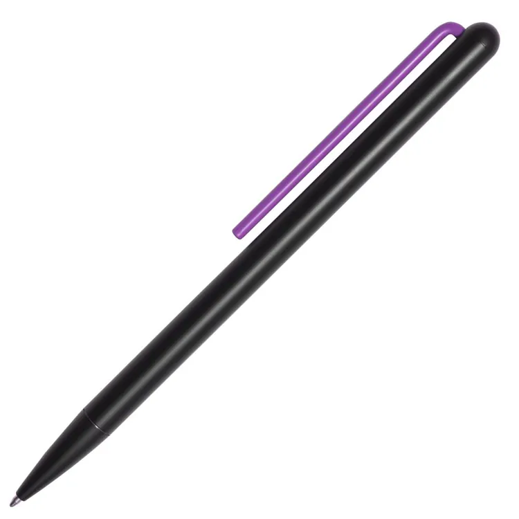 Шариковая ручка GrafeeX в чехле, черная с фиолетовым арт.15534.70