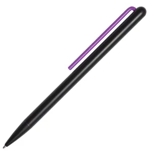 Шариковая ручка GrafeeX в чехле, черная с фиолетовым арт.15534.70