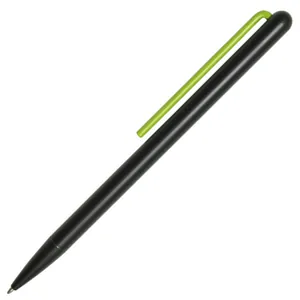 Шариковая ручка GrafeeX в чехле, черная с зеленым арт.15534.90
