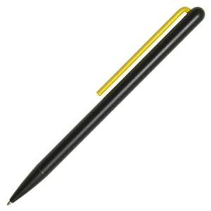 Шариковая ручка GrafeeX в чехле, черная с желтым арт.15534.80