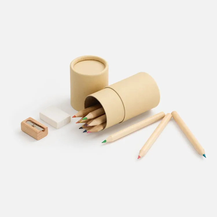 Набор цветных карандашей Pencilvania Tube Plus, крафт арт.15634.00