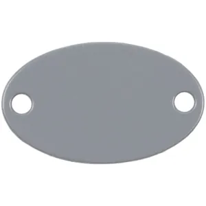 Шильдик металлический Alfa Oval, серый арт.13843.11