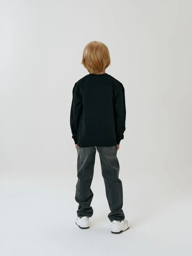 Свитшот детский Toima Kids 2.0, черный арт.16210.30