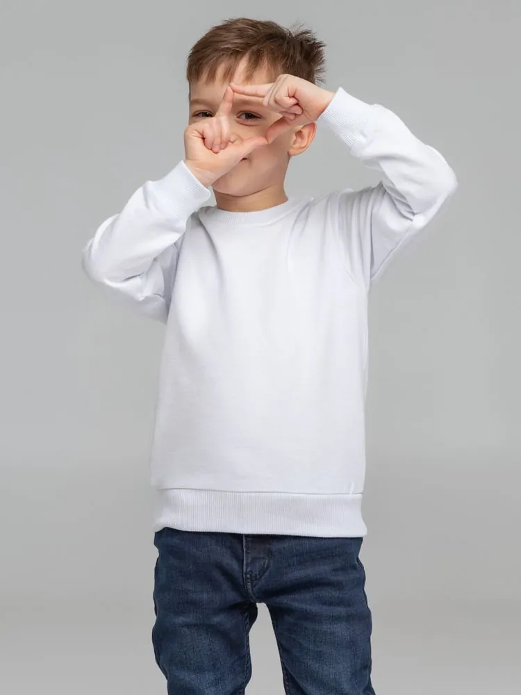 Свитшот детский Toima Kids 2.0, белый арт.16210.60
