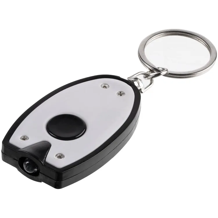 Брелок-фонарик Vivid, ver.2, белый с черным арт.15697.60