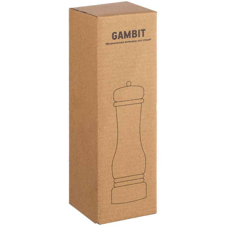 Механическая мельница для специй Gambit, оранжево-красная арт.15649.25