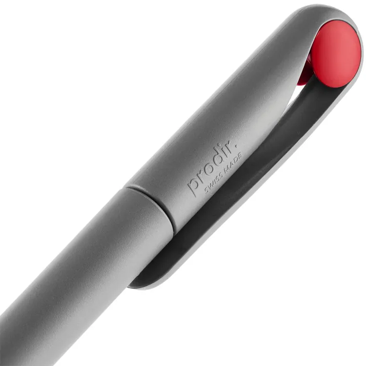 Ручка шариковая Prodir DS1 TMM Dot, серая с красным арт.3425.15