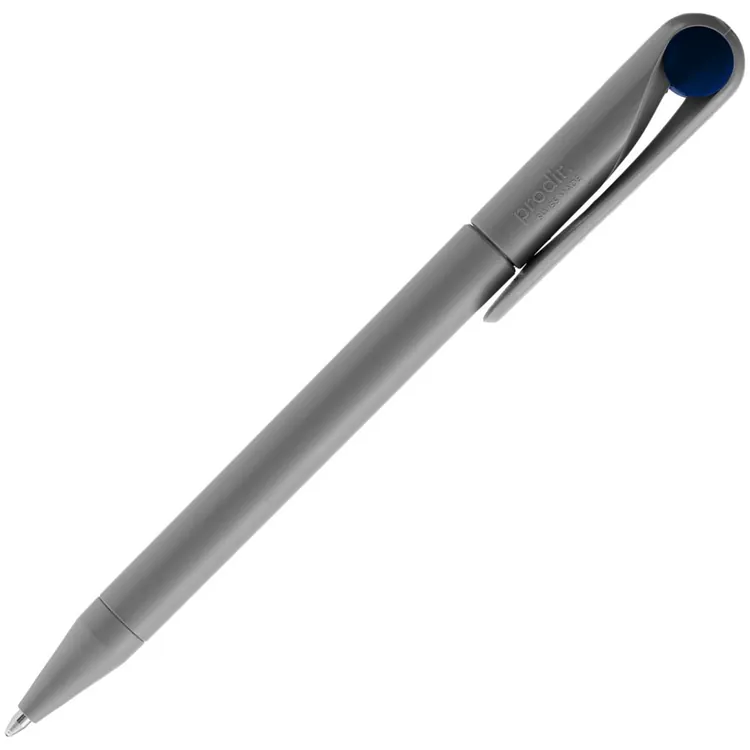Ручка шариковая Prodir DS1 TMM Dot, серая с синим арт.3425.14