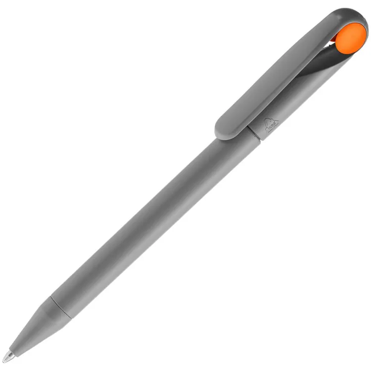 Ручка шариковая Prodir DS1 TMM Dot, серая с оранжевым арт.3425.12