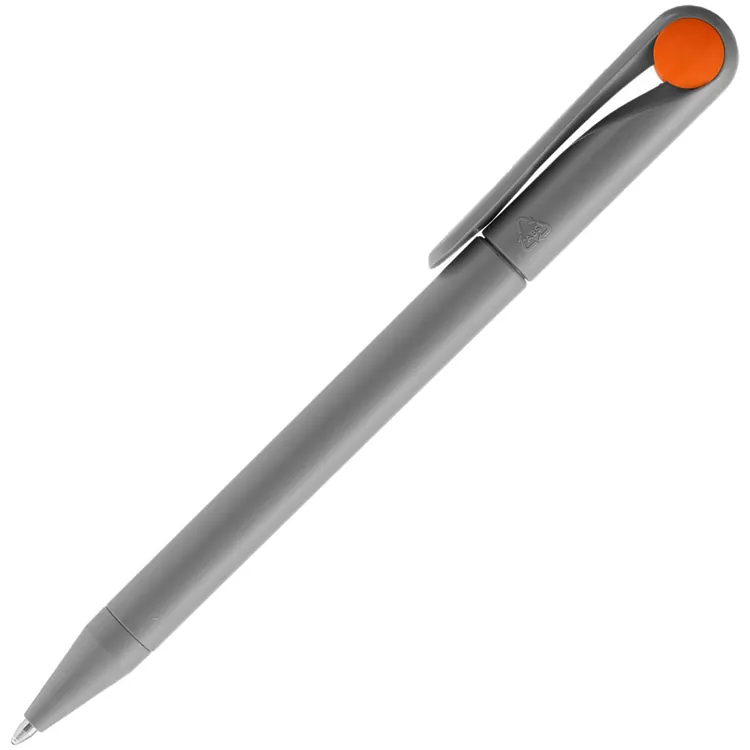Ручка шариковая Prodir DS1 TMM Dot, серая с оранжевым арт.3425.12