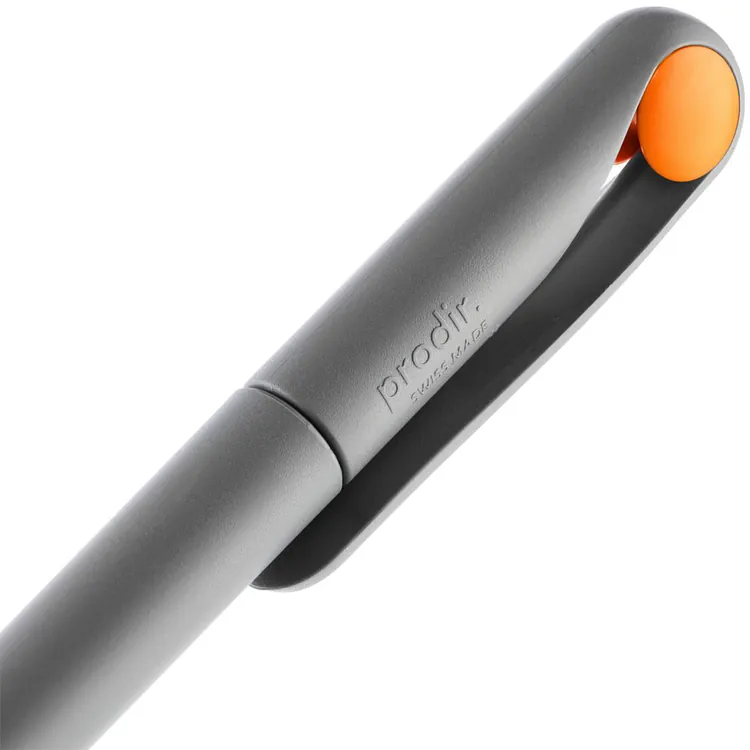 Ручка шариковая Prodir DS1 TMM Dot, серая с оранжевым арт.3425.12