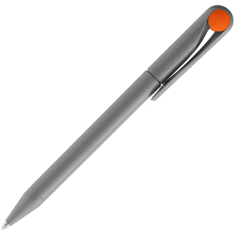 Ручка шариковая Prodir DS1 TMM Dot, серая с оранжевым арт.3425.12