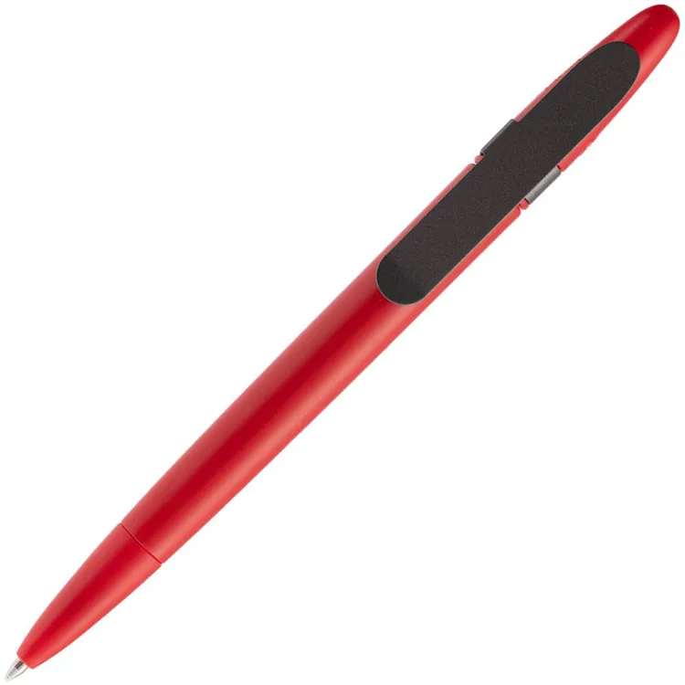 Ручка шариковая Prodir DS5 TSM Metal Clip, красная с серым арт.16199.51