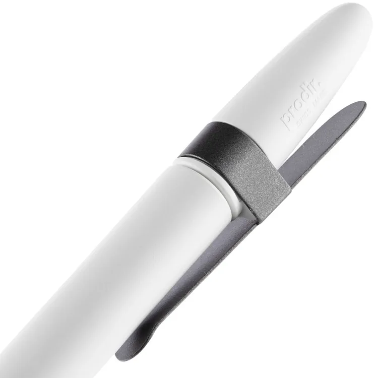 Ручка шариковая Prodir DS5 TSM Metal Clip, белая с серым арт.16199.61