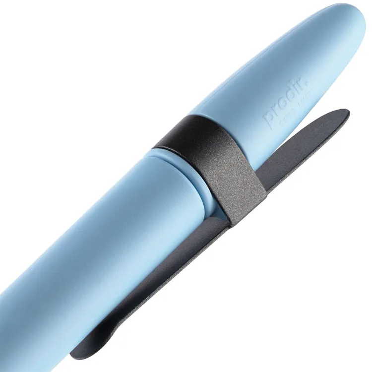 Ручка шариковая Prodir DS5 TSM Metal Clip, голубая с серым арт.16199.14