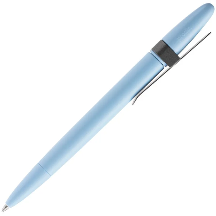 Ручка шариковая Prodir DS5 TSM Metal Clip, голубая с серым арт.16199.14