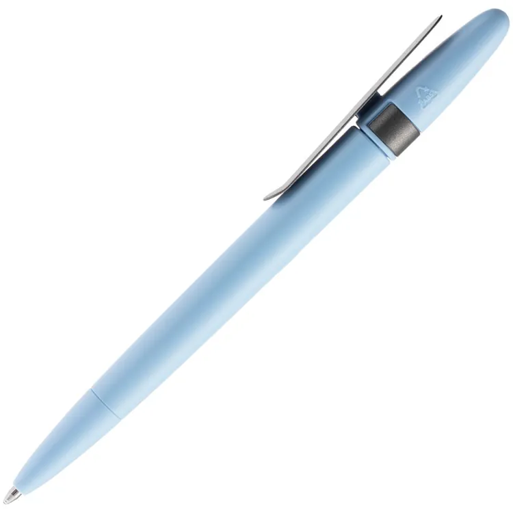 Ручка шариковая Prodir DS5 TSM Metal Clip, голубая с серым арт.16199.14