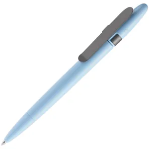 Ручка шариковая Prodir DS5 TSM Metal Clip, голубая с серым арт.16199.14