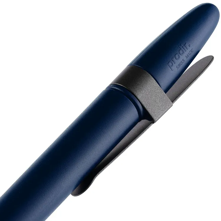 Ручка шариковая Prodir DS5 TSM Metal Clip, синяя с серым арт.16199.41