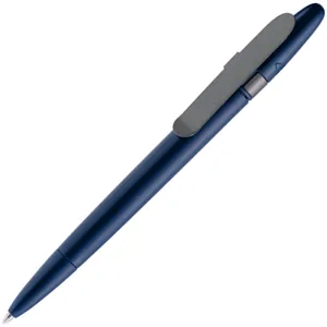 Ручка шариковая Prodir DS5 TSM Metal Clip, синяя с серым арт.16199.41
