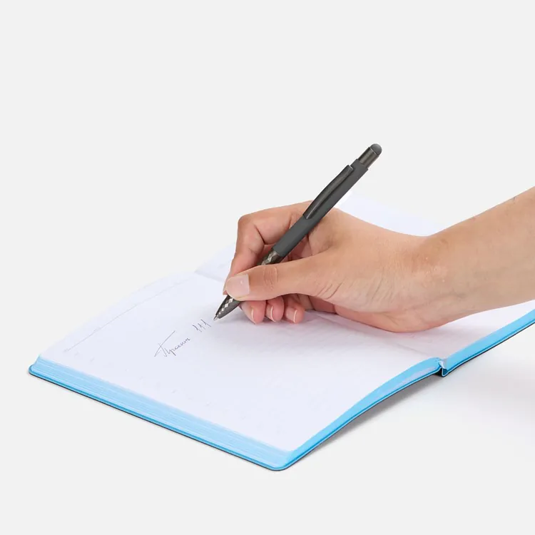 Ручка шариковая Digit Soft Touch со стилусом, серая арт.18322.10