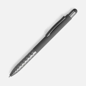 Ручка шариковая Digit Soft Touch со стилусом, серая арт.18322.10