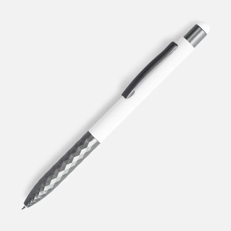 Ручка шариковая Digit Soft Touch со стилусом, белая арт.18322.60