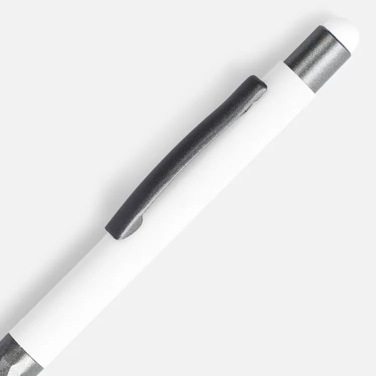 Ручка шариковая Digit Soft Touch со стилусом, белая арт.18322.60
