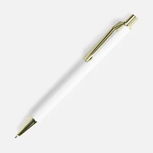 Ручка шариковая Lobby Soft Touch Gold, белая арт.18324.60
