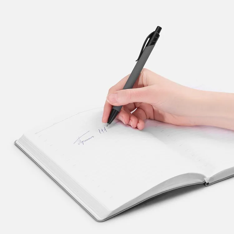 Ручка шариковая Undertone Black Soft Touch, серая арт.18325.10