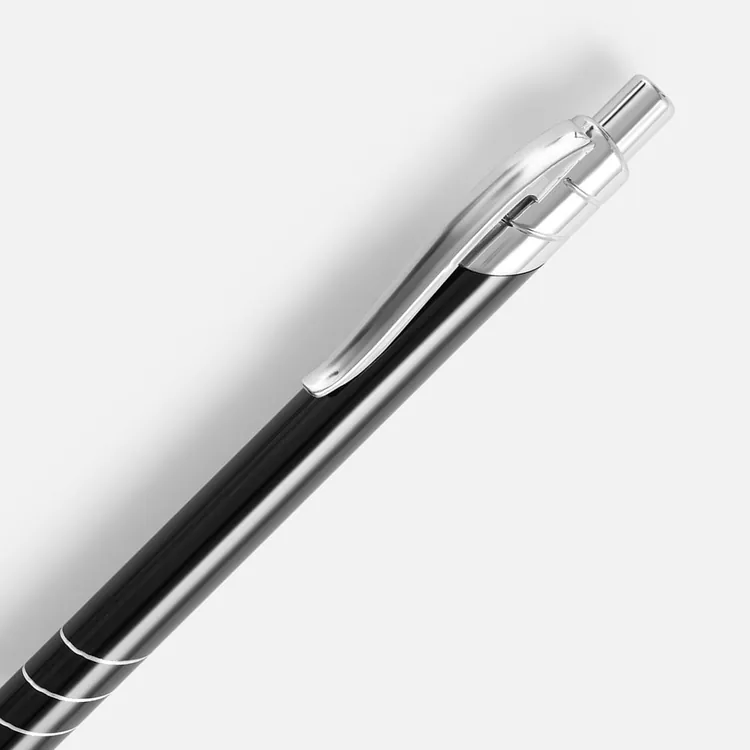 Ручка шариковая Undertone Metallic, черная арт.18326.30