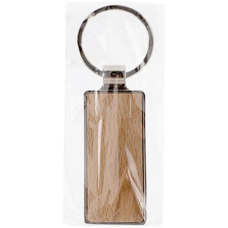 Брелок Wood Rectangle, ver.3 арт.15680