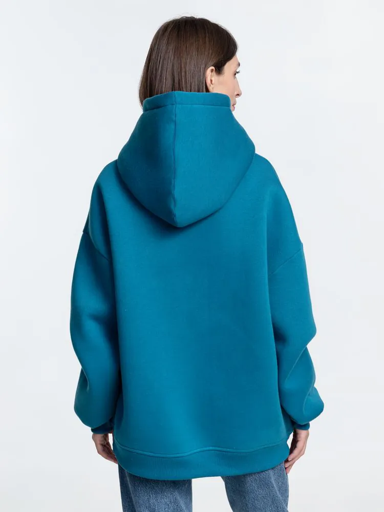 Худи Kulonga Oversize, бирюзовое арт.14101.42