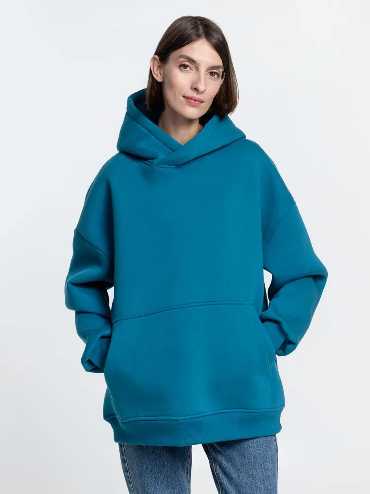 Худи Kulonga Oversize, бирюзовое арт.14101.42