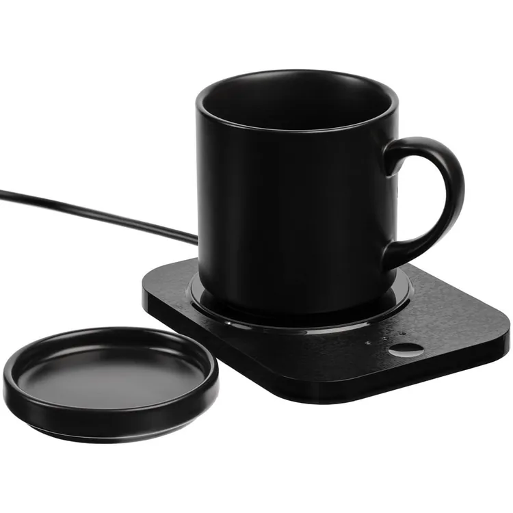 Кружка с подогревом и беспроводной зарядкой dualBase plus, черная арт.15783.30