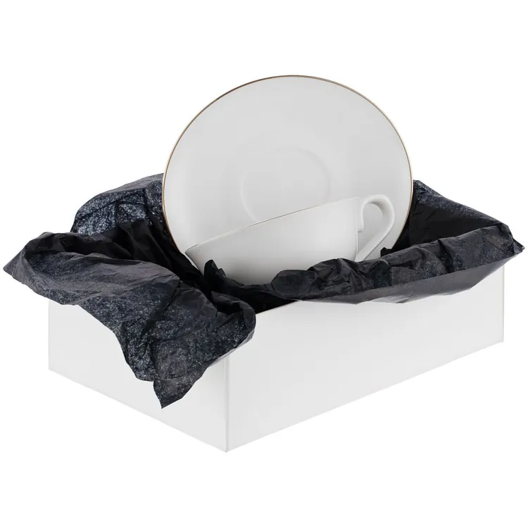Декоративная упаковочная бумага Tissue, черная арт.27672.30