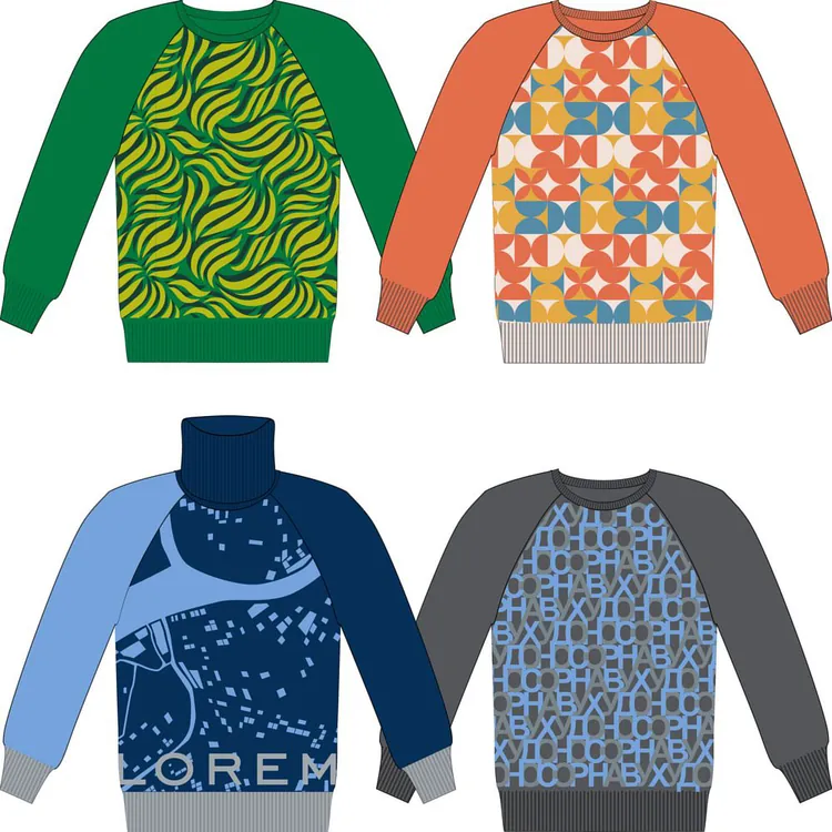 Джемпер на заказ Tricksy Net Reglan, полушерсть арт.18244.02