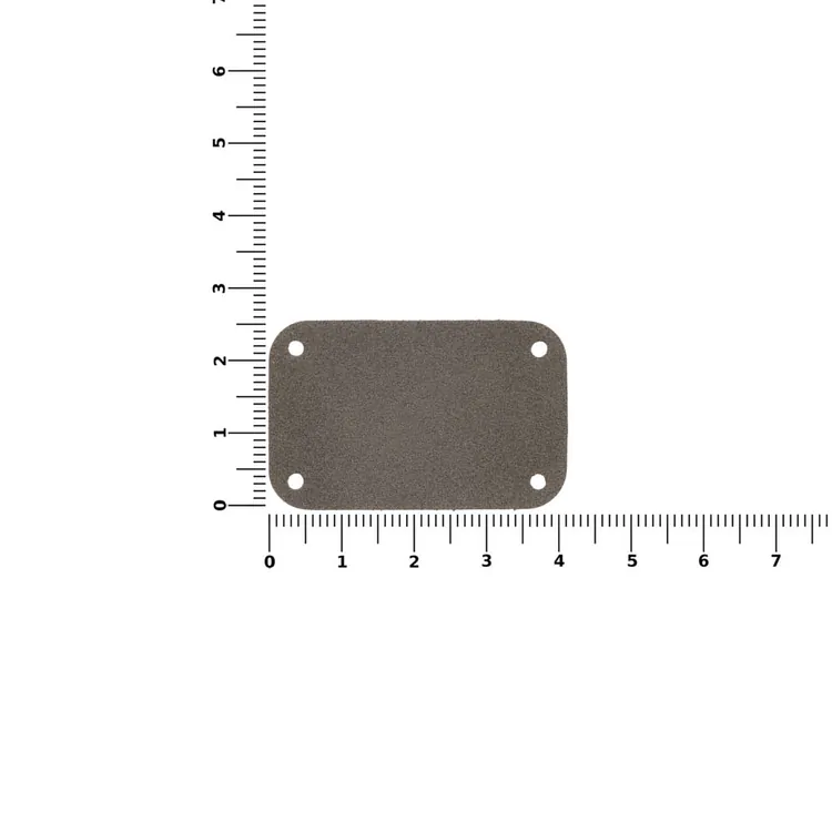 Лейбл Eta Nubuck, S, серый арт.13852.10