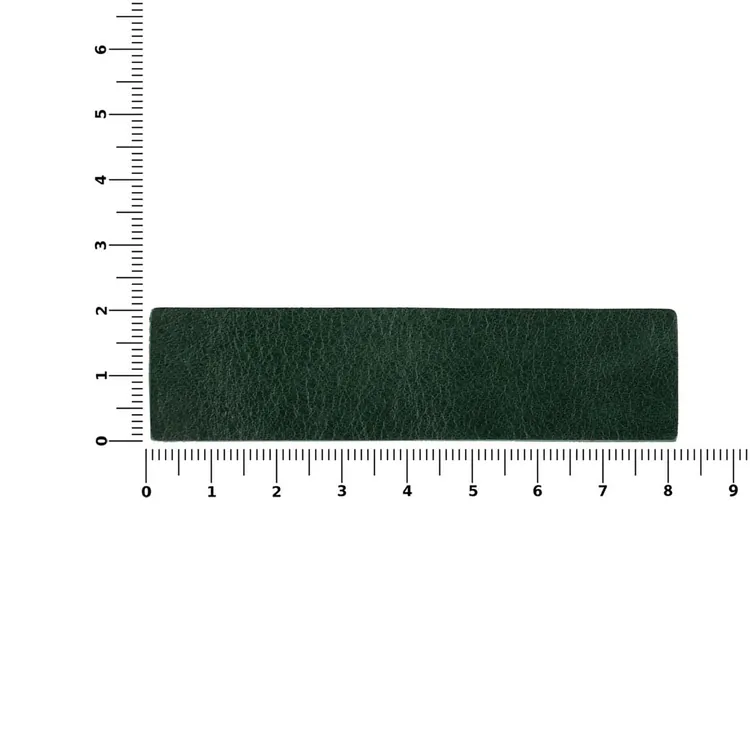 Лейбл кожаный Pasek, S, зеленый арт.16233.90